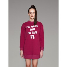 Rare μπορντο sweater-dress