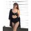 Black Front-cut monokini