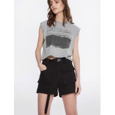 Sea-through crop top
